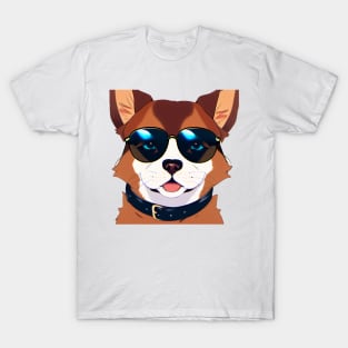 Cool Dog Sunglasses T-Shirt